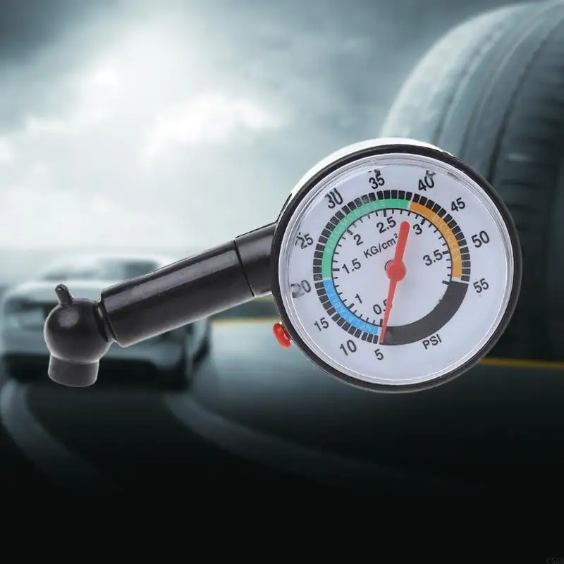 Car Tire Pressure Gauge Tyre Deflation Auto Tire Inflation Pressure Gauge Measurement High Meter C5AD