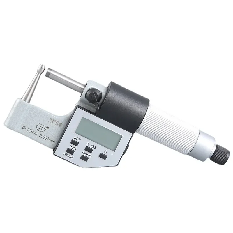 Green Digital Display Wall Thickness Micrometer 0-25 Suitable for Measuring the Wall Thickness of Each Pipe