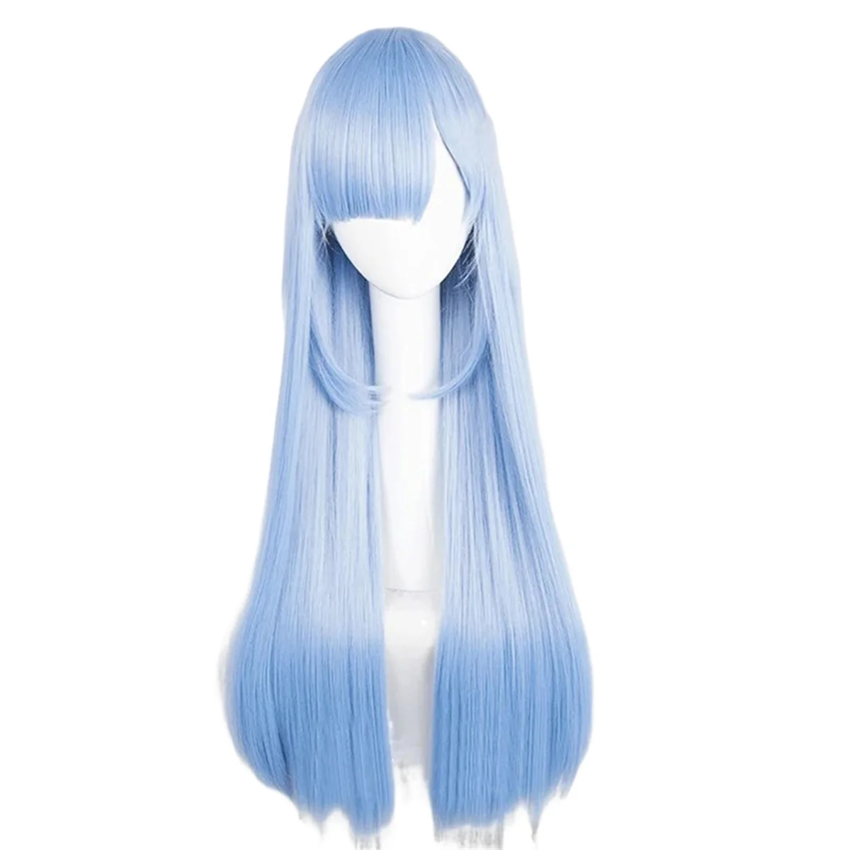 

Ram Reem Long Straight Hair Adult Models Cosplay Wig From Zero the Other World Life Homo Wig,Lake Blue