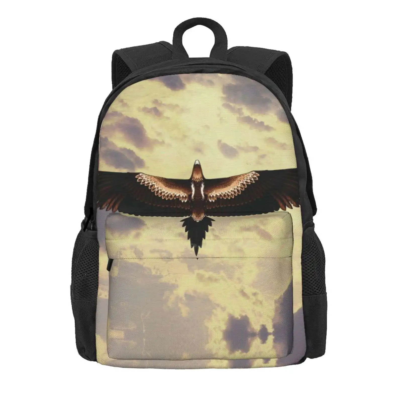 Wedge-Tailed Eagle - Australian Bird Hot Sale Schoolbag Backpack Fashion Bags Wedgie Wedge Tailed Eagle Avian Australiana