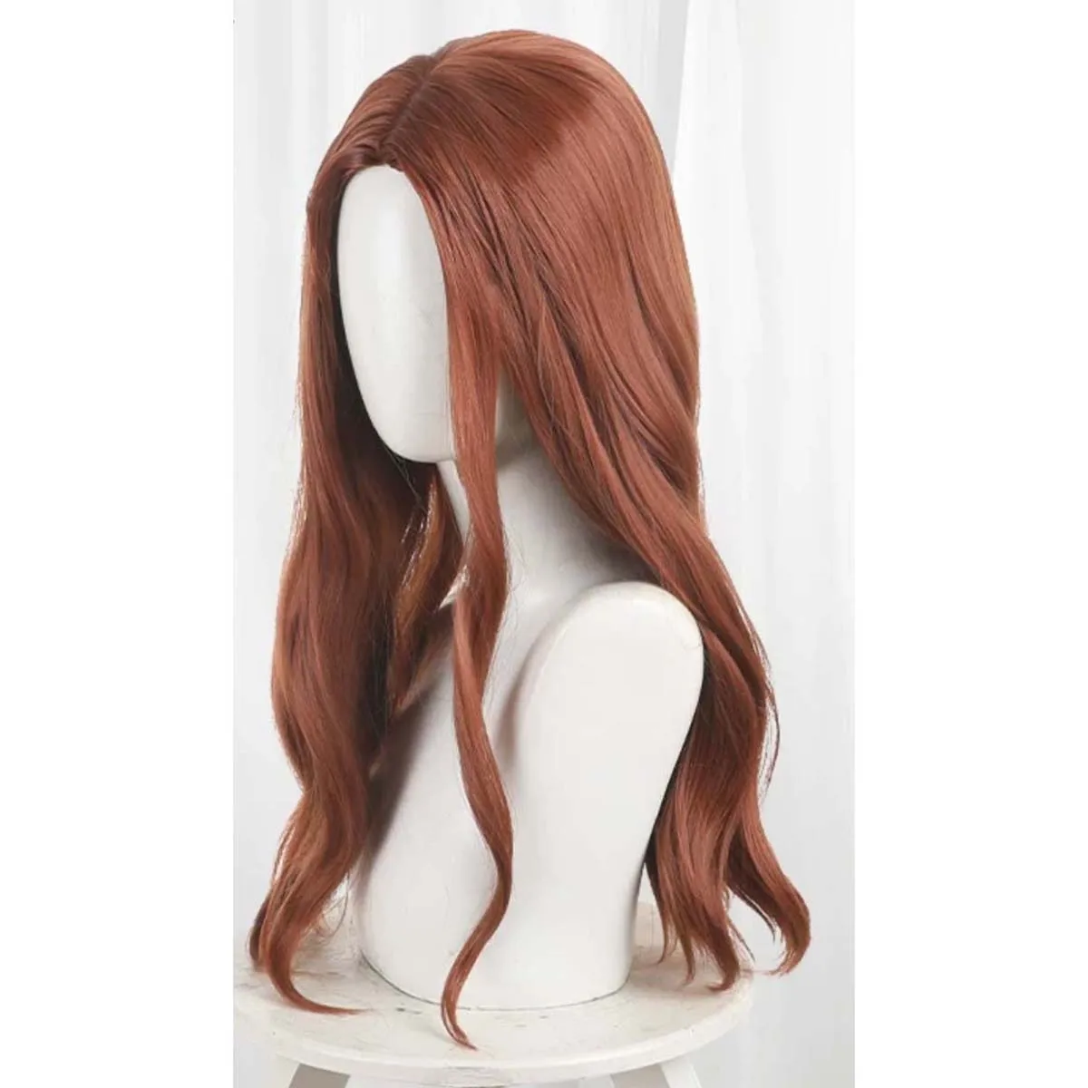 Women Halloween Accessories Game Delta Action Claire Ann Byers Long Curly Wig