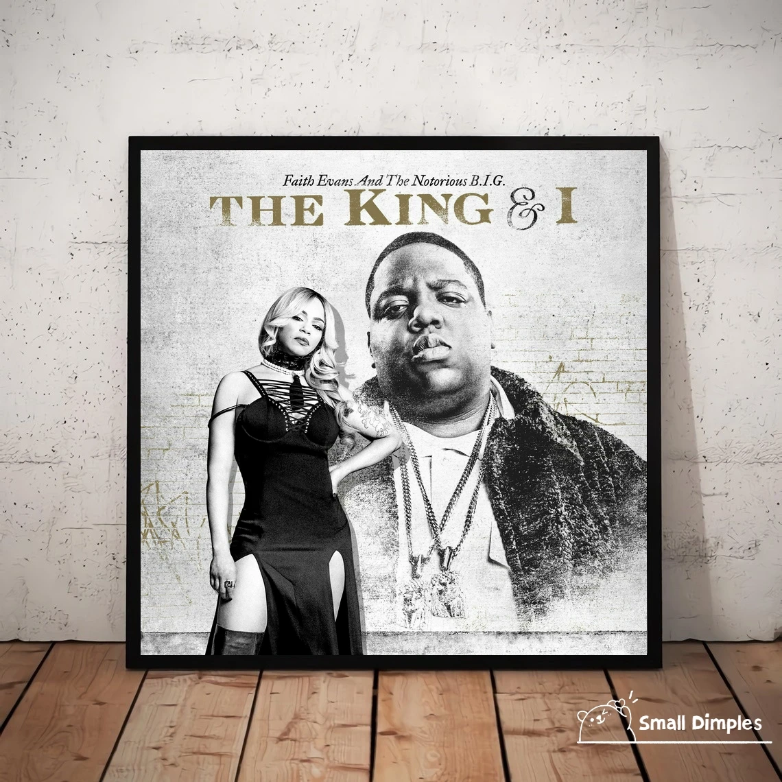 Faith Evans The Notorious B.I.G. The King & I Music Album Poster Canvas Art Print Home Decoration Wall Painting (No Frame)