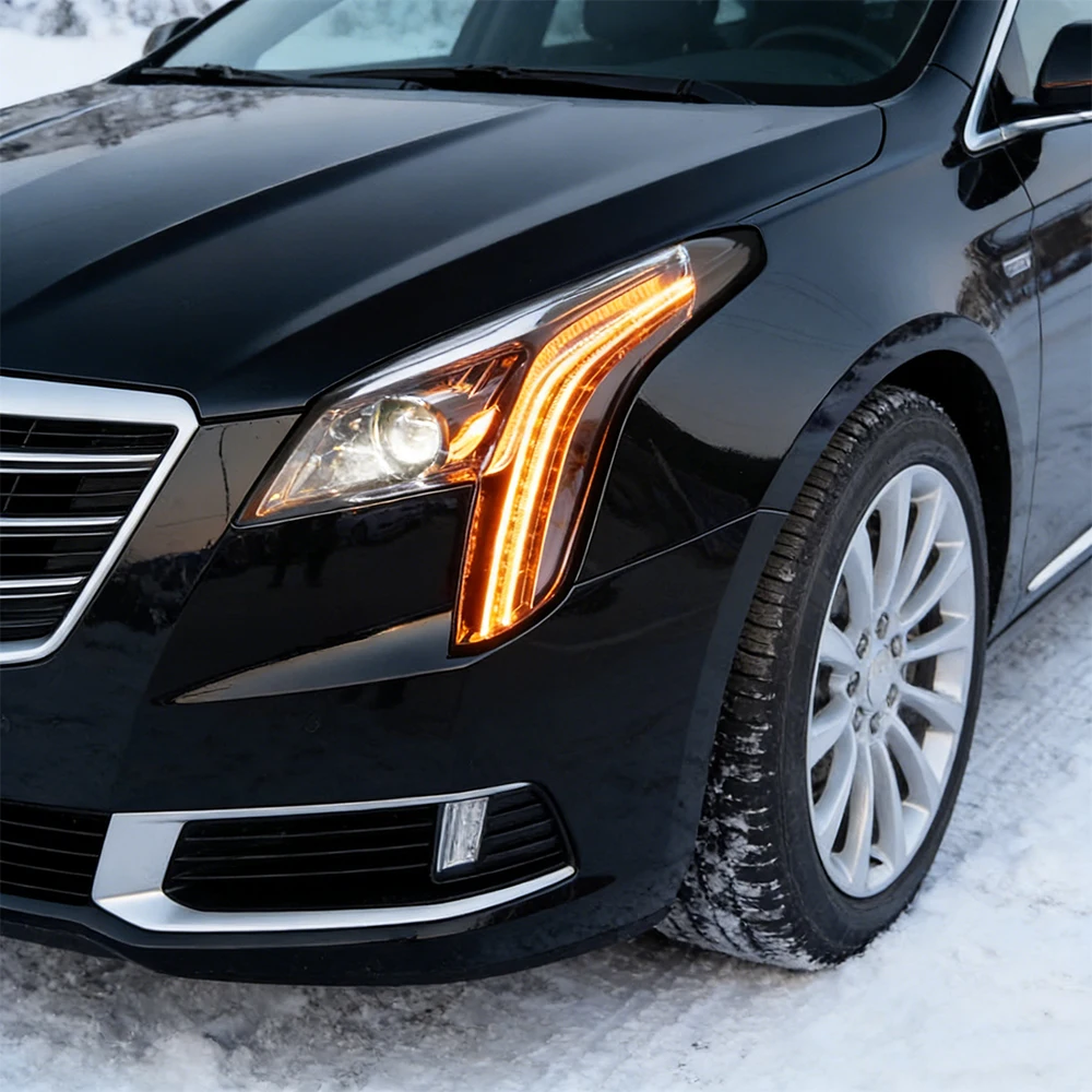 ATV&UTVFor Cadillac Xts 2018-2019 Headlights Assembly  Upgrade All New Led Projector Lens Plug and Play Car Tools Accessories