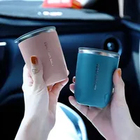 300ml Thermos Cup Men's and Women's Exquisite Portable Cup 304 Stainless Steel Simple Water Cup Office and Home Milk Coffee Cup