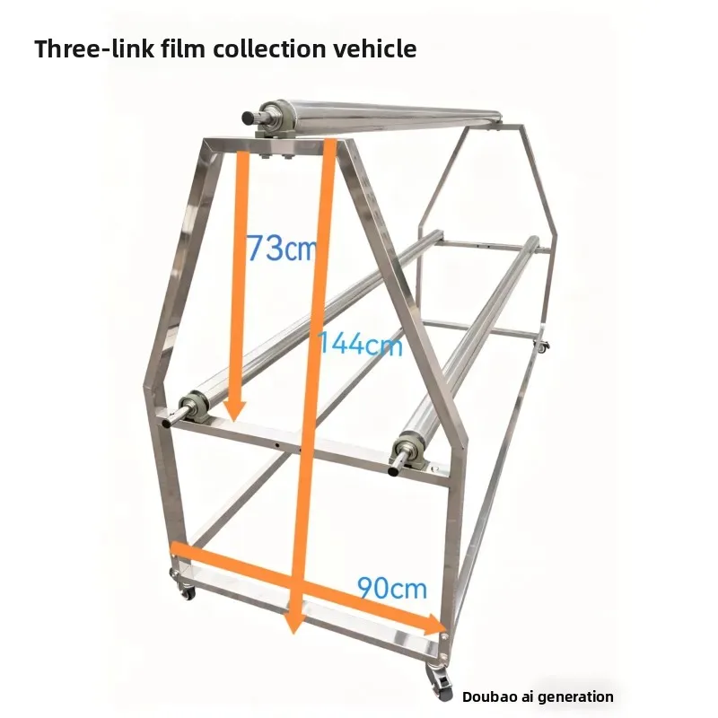 For Swimming Pool Insulation Film Rolling Rack Machine for Cover and Car Window Tint Application Tool