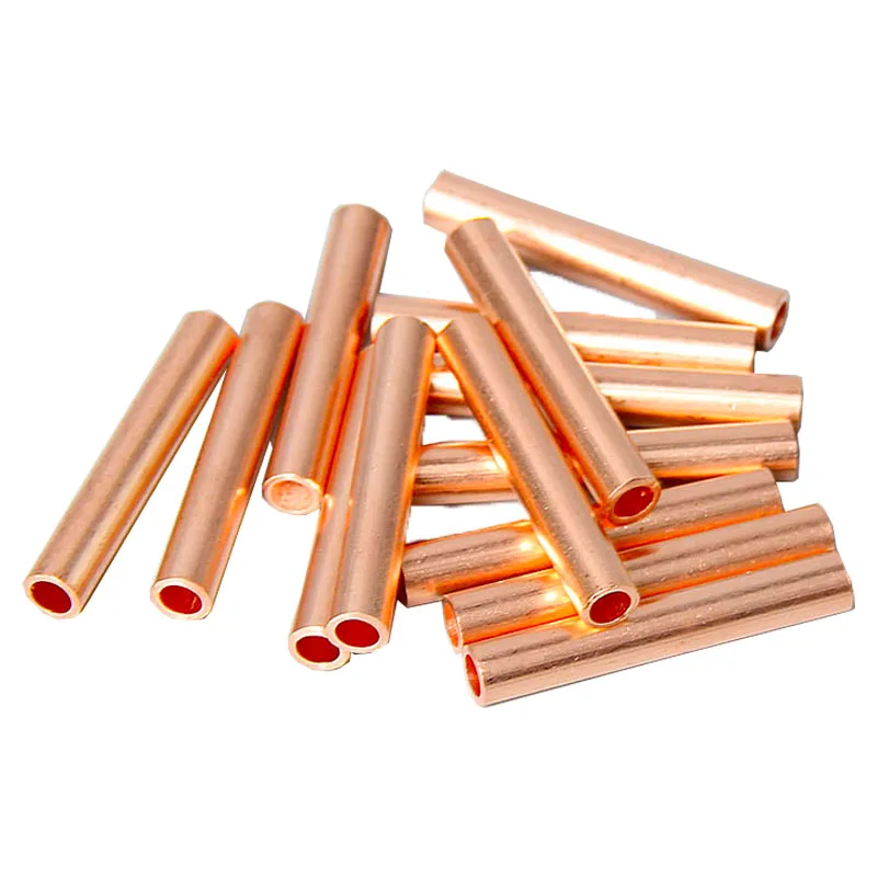 GT-10 16 25 35 50 70mm2 was Wire Electrical Copper Connecting Terminal Cable originally pure Copper Cable Connecting pipe