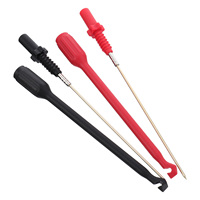 Multimeter Test Probes Insulation Piercing Wire Needles Gold Plated Copper Electrical Testing Non Destructive Back Pin Mini Wire