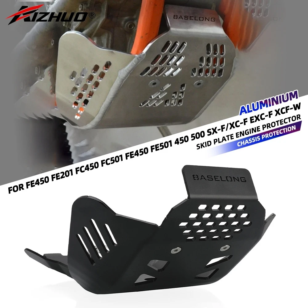 For Husqvarna FC450 FC501 FE450 FE501 450 500 SX-F/XC-F EXC-F XCF-W Husaberg FE450 FE201 Skid Plate Bash Frame Guard Bash Plate