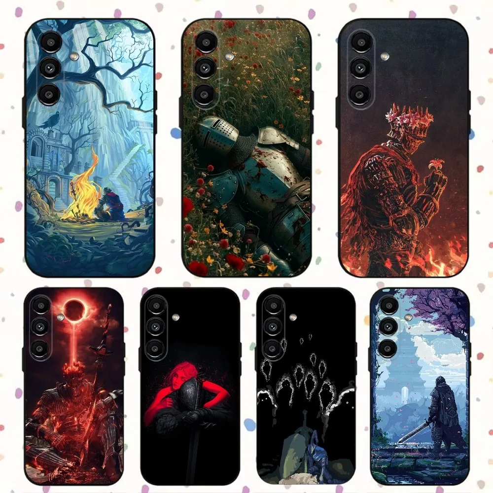 

Cool D-Dark S-Souls Phone Case For Samsung S24,S21,S22,S23,S30,Ultra,S20,Plus,Fe,Lite,Note,10,9,5G Black Soft Cover
