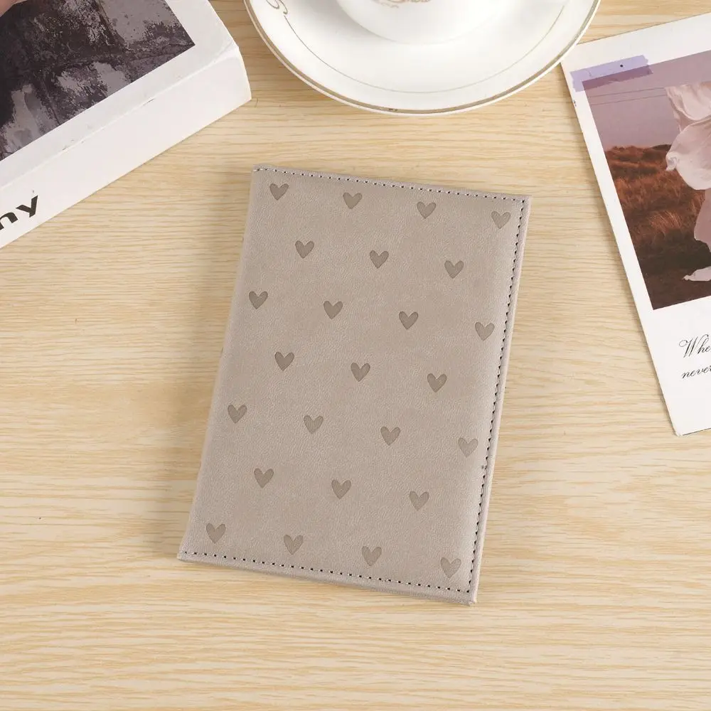 Fashion Love Printed Passport Protective Cover Portable PU Leather Travel Passport Case Cute Document Protector Case