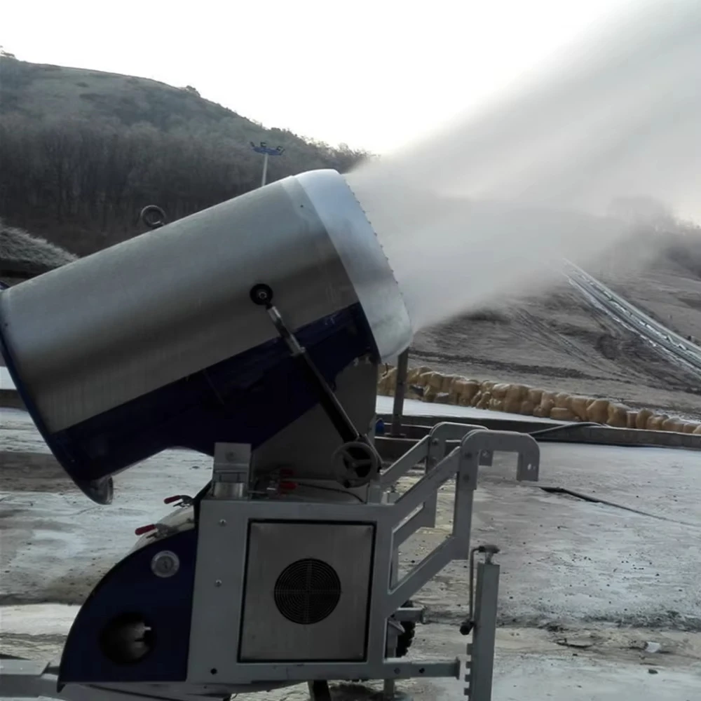 Simple Operation Ski Resort Artificial Snow Machine Maker Gun Cannon Fan Generator Equipment Shed