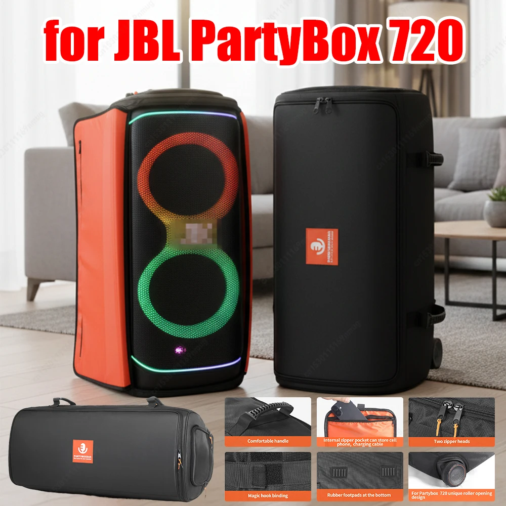 

Portable Speaker Dust Cover Storage Bag Without Wheels BT Speaker Protective Bag Compatible for JBL PartyBox 720