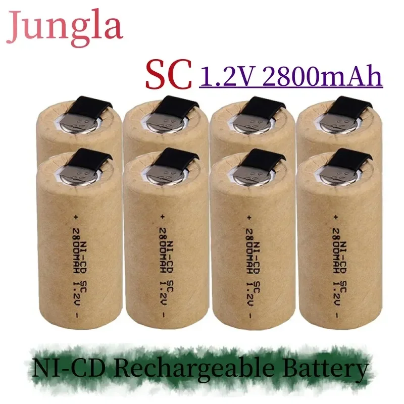 

New High Quality SC 2800mah 1.2v Battery NI-CD Rechargeable Battery for -makita for-bosch Power Tools Electric Screwdriver