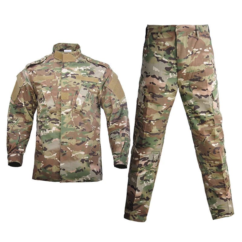 HAN WILD-Uniforme d'escalade pour hommes, combinaisons de camouflage Airsoft d'entraînement, veste de saut de soldat, pantalon de chasse, vêtements de surdose de randonnée