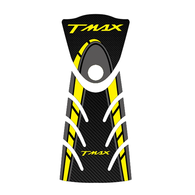 

FOR YAMAHA TMAX 530 Motorcycle Fuel Tank Protector 3D Gel Sticker Decal - Yellow