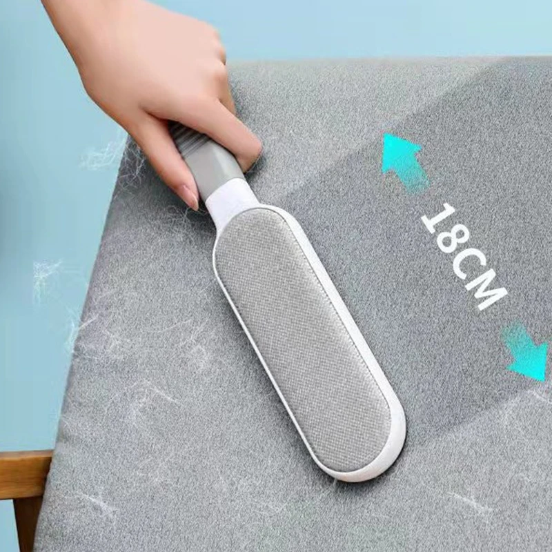 

Double-Side Pet Hair Remover Manual Electrostatic Sticky Lint Brush for Cat Clothing Sofa Furniture Carpet Cleaning Cat Accesory