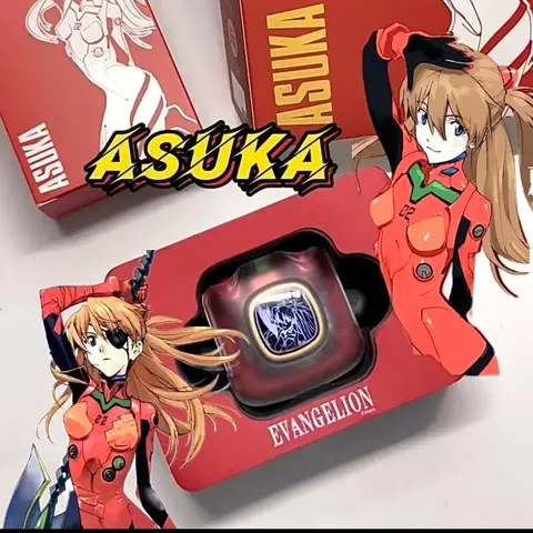 Asuka Neon Genesis Evangelion Eva Trådlösa Bluetooth Allmänna Hörlurar HiFi Stereoljud Brusreducerande Sporthörlurar 8 best sales Hörlurar Evangelion - №6