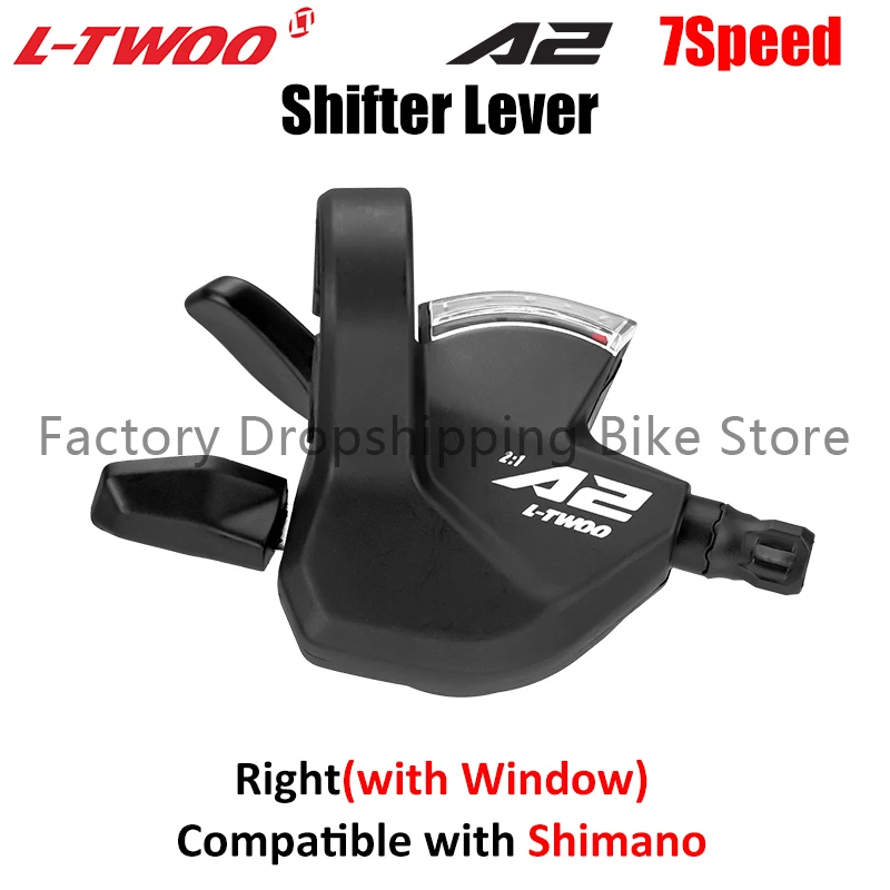 LTWOO A2 1X7 Speed MTB Bicycle Derailleur Groupset 7V Shifter Lever 7S Rear Derailleur Max 42T Cassette Compatible Shimano