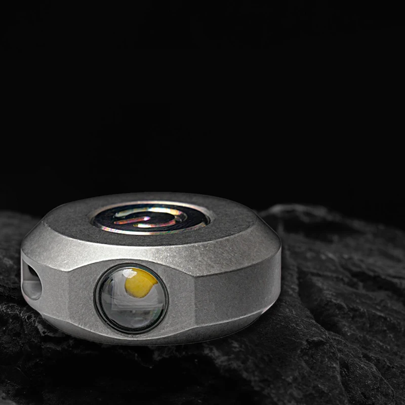 Titanium Alloy Mini Magnetic Rechargeable LED Portable Keychain Flashlight Outdoor Camping Hiking Portable EDC Tool