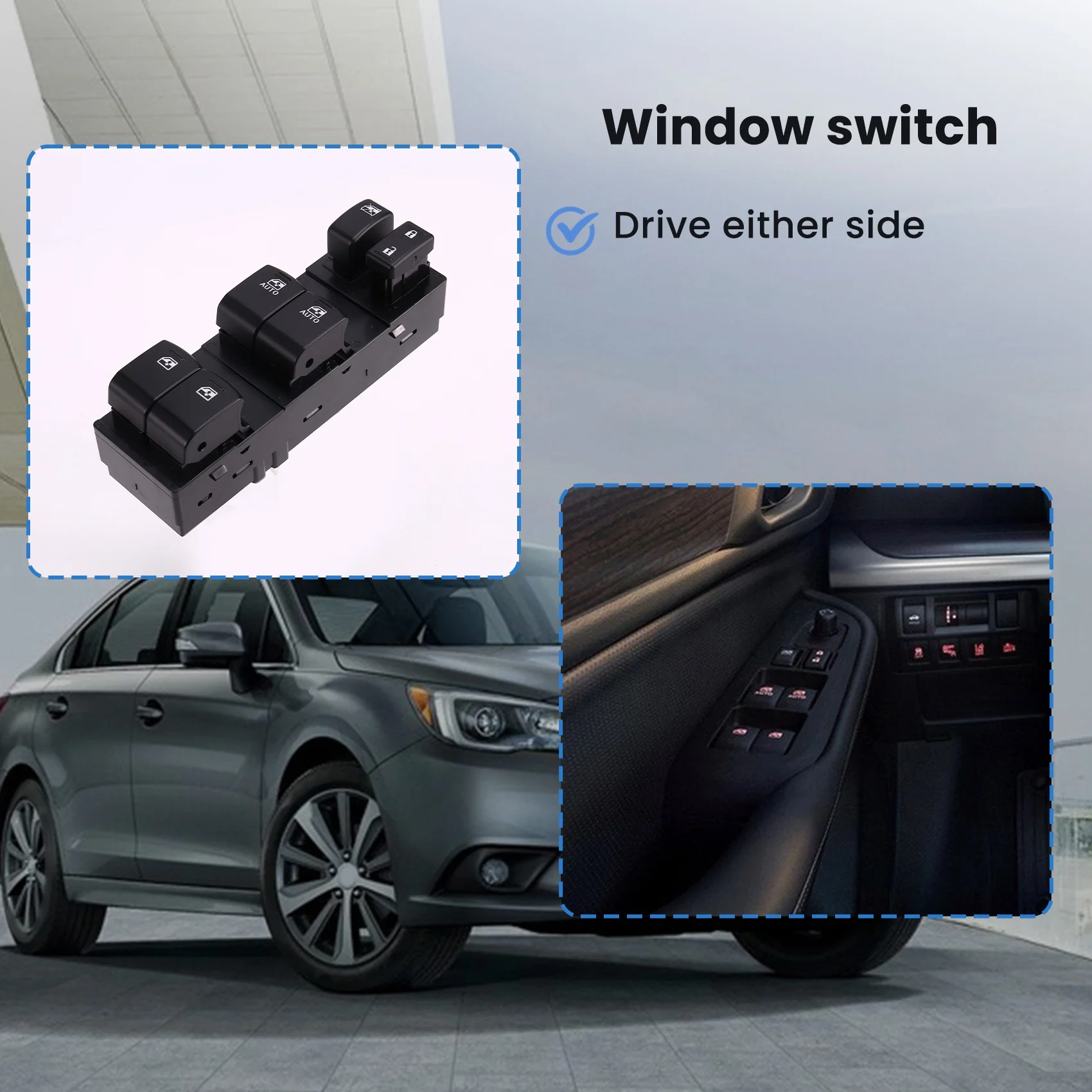 

Эффективный переключатель окна, кнопка включения стеклоподъемника 83071-AL44B 83071AL05 для Subaru Outback Legacy 2.5L 3.6L 2015-2017