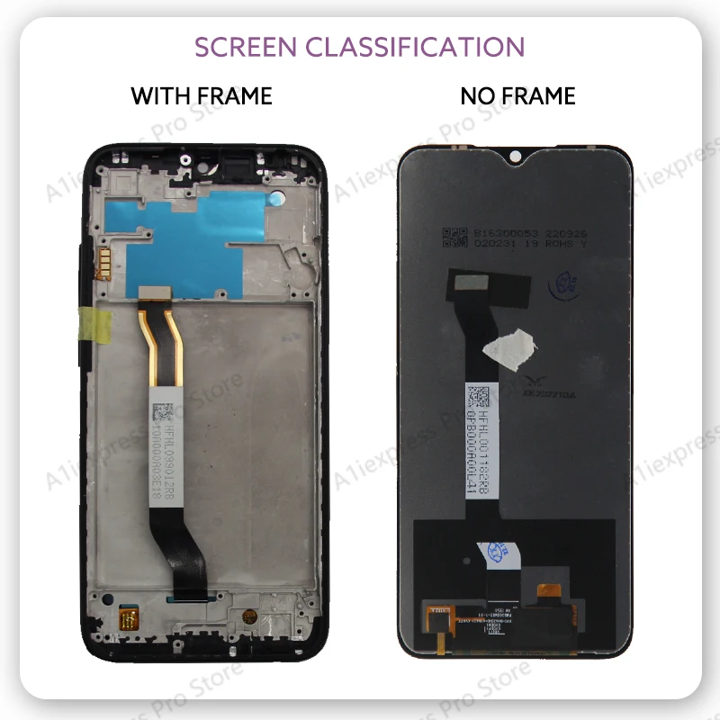 Para Xiaomi Redmi Note 8 LCD Display Touch Screen Digitizer Assembly M1908C3JH M1908C3JG M1908C3JI para Redmi Note8 Display Parts 4