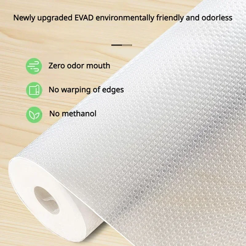 Reusable Drawer Liners Washable Dustproof and Non-slip Placemats Kitchen Cabinet Mats Refrigerator Non-slip Liners Shelf Paper