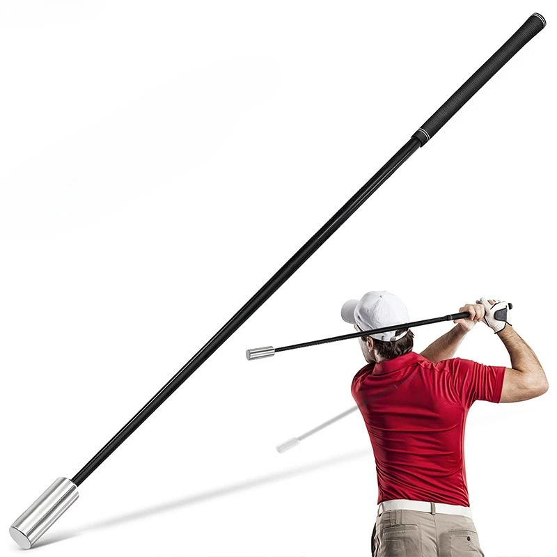 105CM Golf Swing Practice Stainless Steel Golf Strength Swing Trainer Batting Exercise Training Aids Portable Golfs Accessories