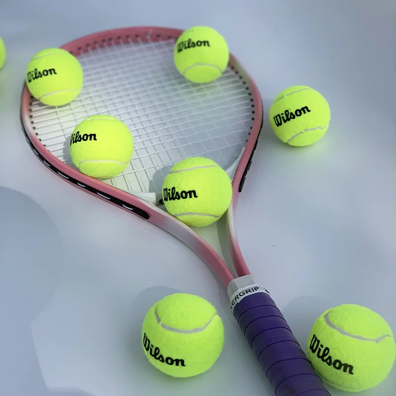 Pelotas de tenis con bolsa de transporte de malla, pelotas de práctica de alta elasticidad, para entrenamiento al aire libre, competición deportiva,