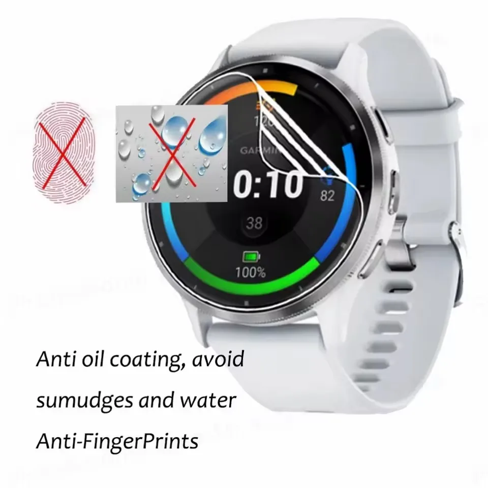 1-5Pcs Watch Hydrogel Film For Garmin Forerunner 165 Music 45 55 220 225 230 235 245 255 255s 265 265S Screen Protector image 2