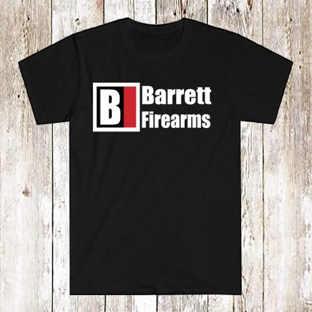 Barrett Firearms Men's Black T Shirt Size S 5XL