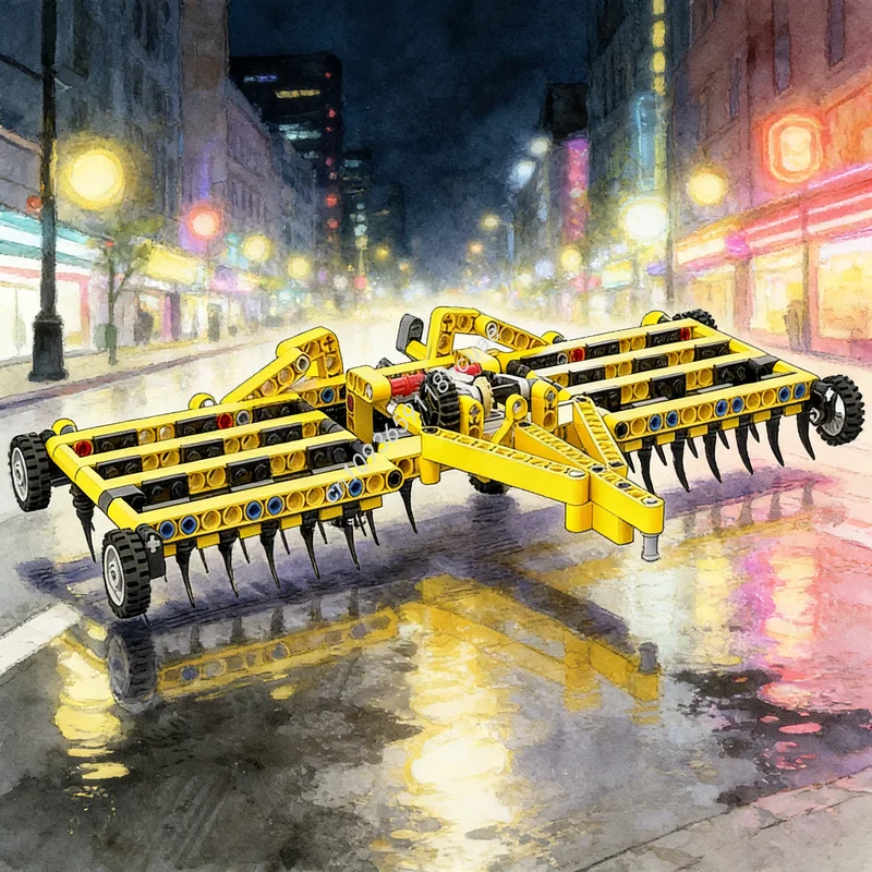 

433pcs MOC Field Cultivator Technical Model Building Blocks Architecture Christmas Gifts Idea Toys Creative Education Brick