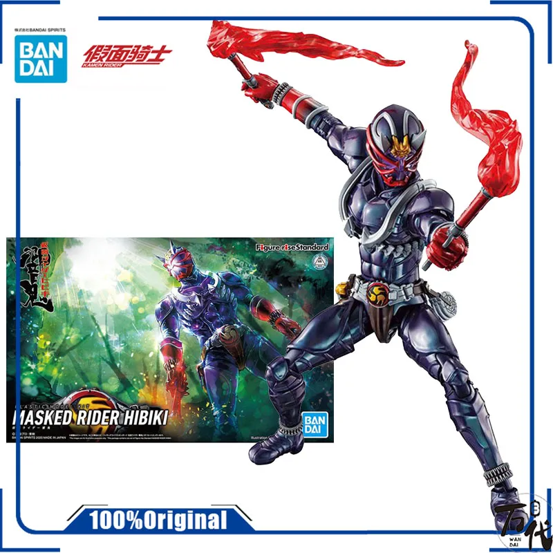 

Bandai Genuine Kamen Rider Anime Figure Figure-rise Masked Rider ghost Hibiki Action Toys for Boys Girls Kids Gift Collectible M