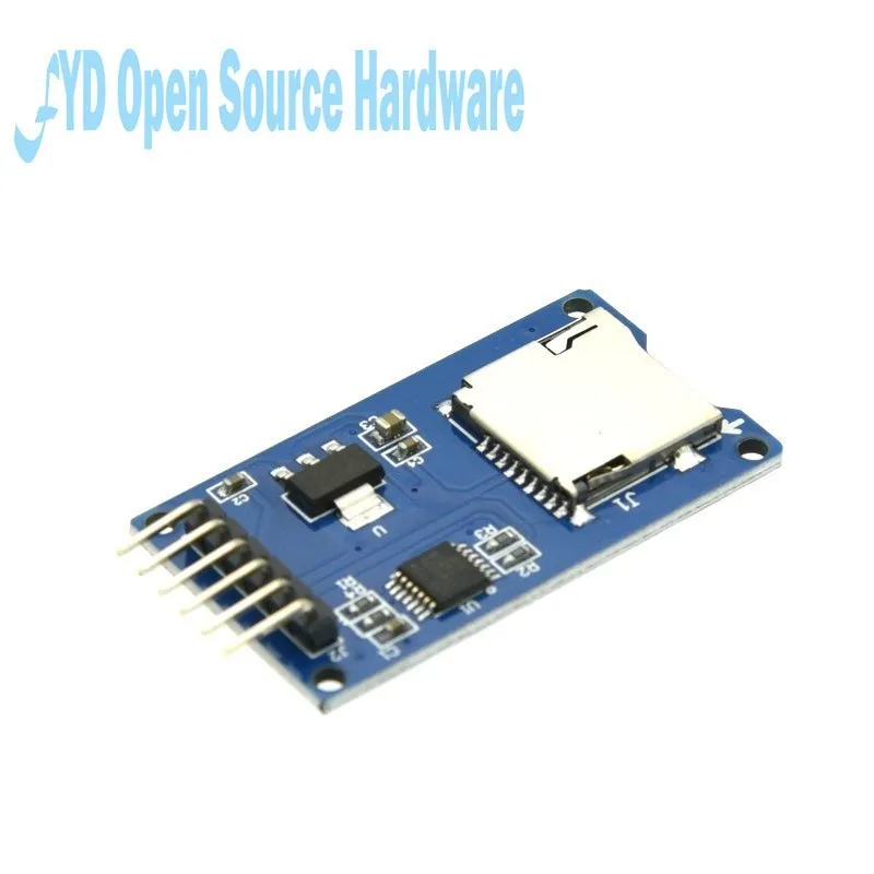 Micro SD card module TF card reader/writer SPI interface with level conversion chip