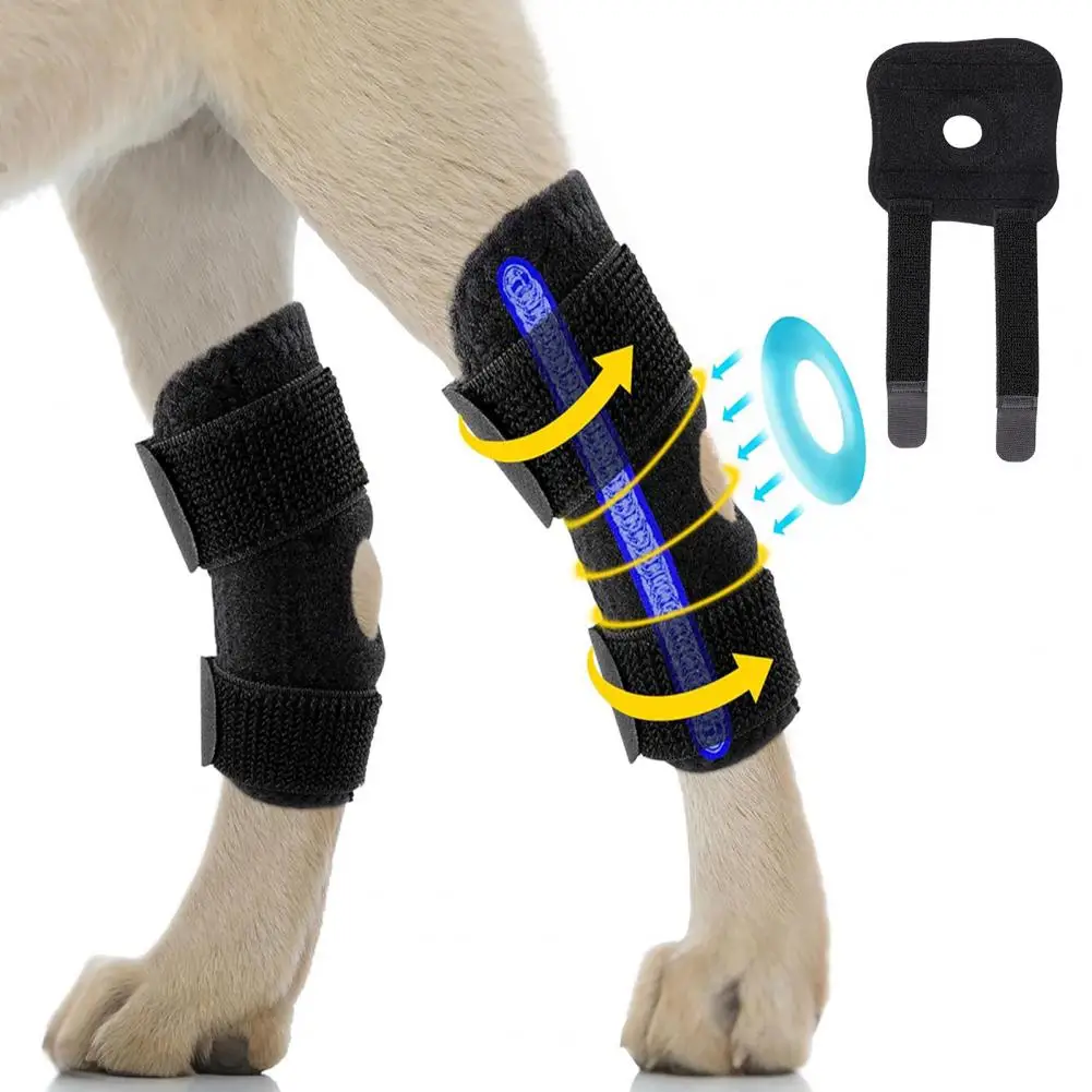 Dog Hock Support Canine Rear Leg Support Brace for Dog Hind Hock Joint Compression Wrap for Acl Ccl Injury Arthritis for Healing