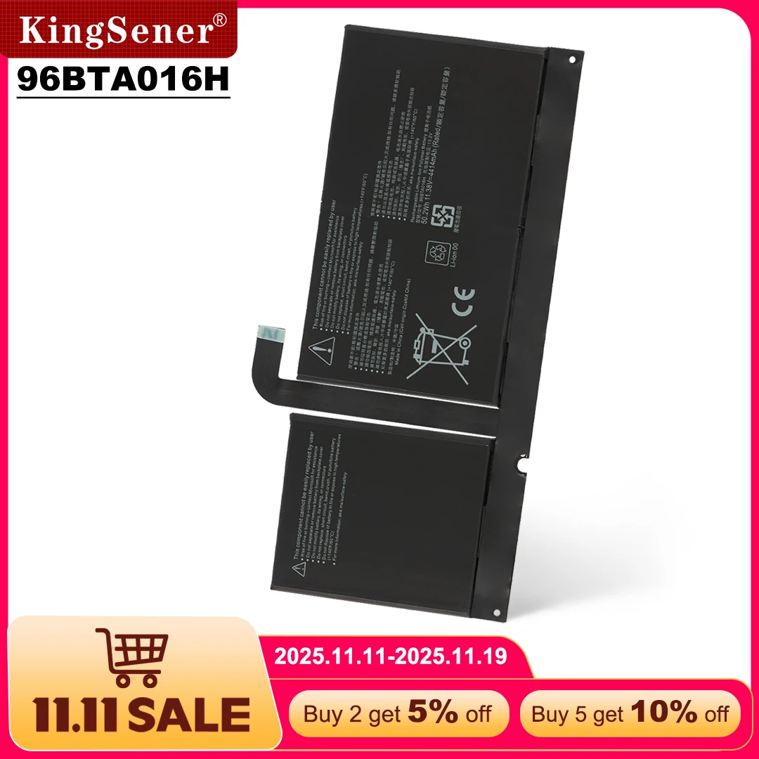 

KingSener 96BTA016H DYNC01 Laptop Battery For Microsoft Surface Pro 8 1982 1983 2021 Series Tablet 96BTA015H