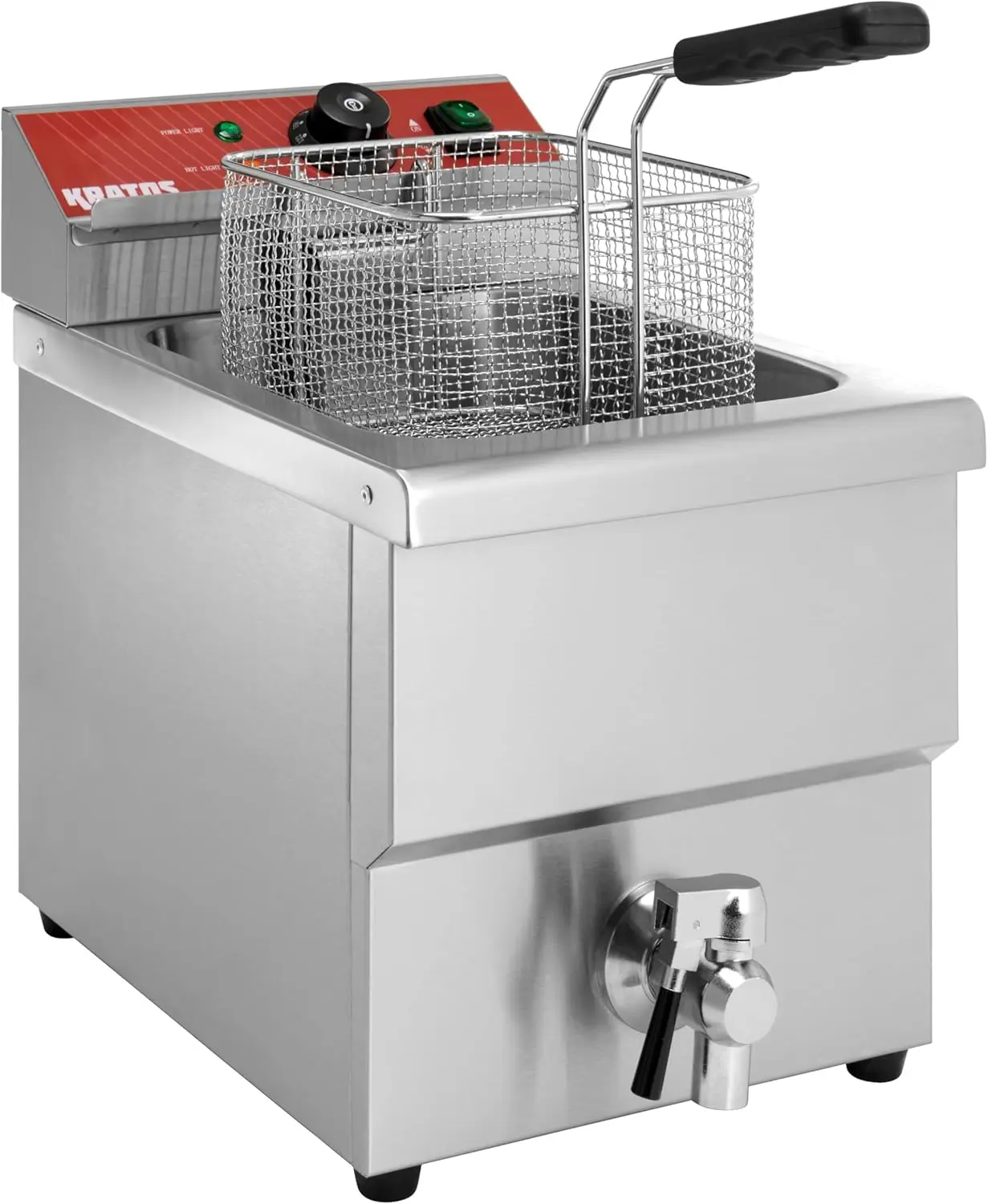 29Y-015 상업용 전기 조리대 프라이어, 15lb. 용량, 208/240V, 3500W, 바구니 1개