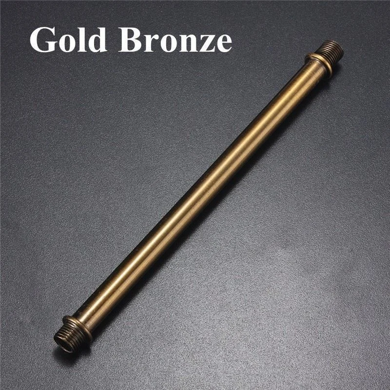 Douille de support de lampe rétro vintage, extension de goutte, alliage de zinc, bronze doré, vert, plus récent, 17cm
