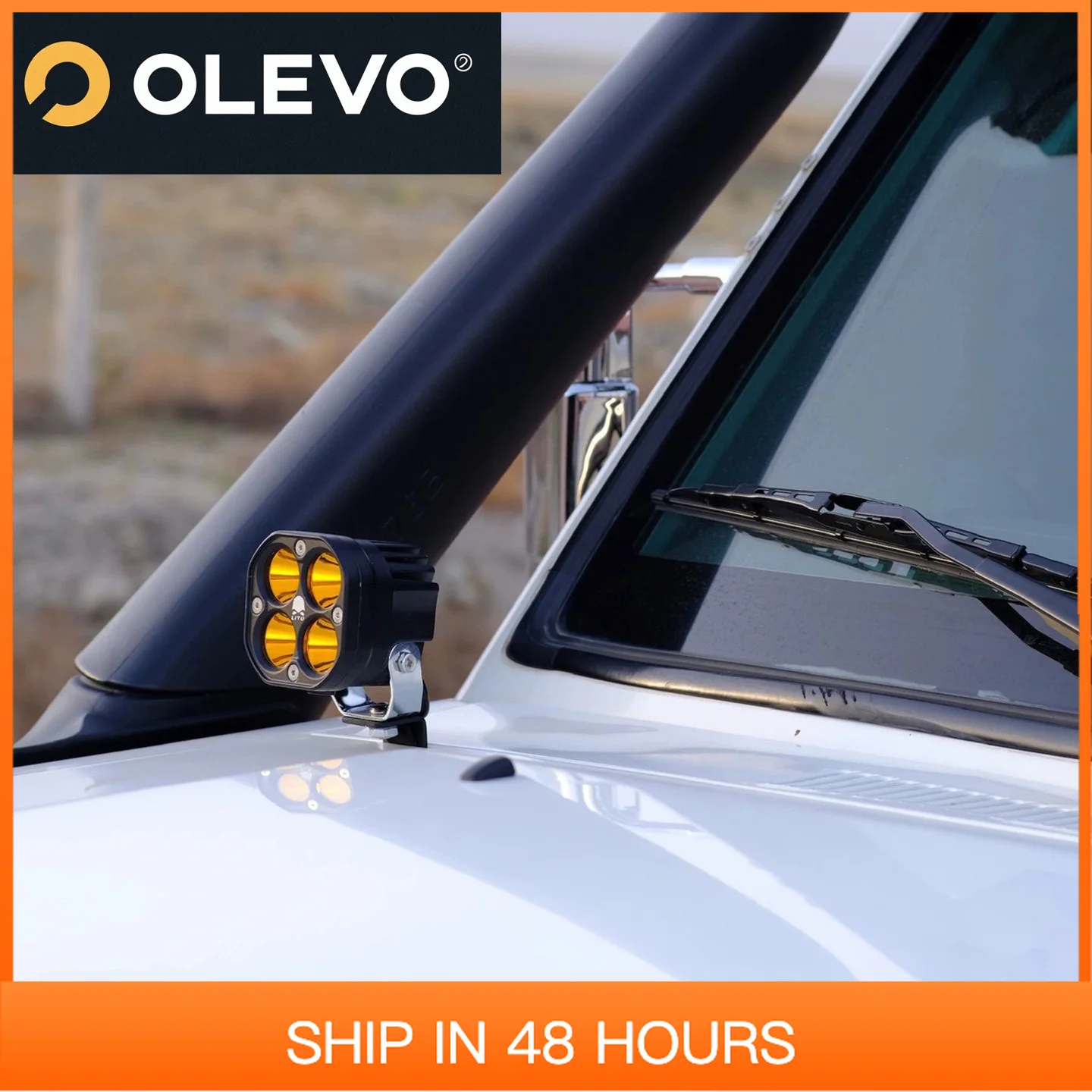 

New Engine hood light bracket Fit for Toyota Land Cruiser LC76 A-pillar spotlight holder LC70 LC71 LC78 LC79 work light Brackets