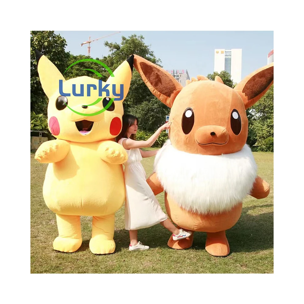 

Высококачественный надувной персонаж мультфильма Pokemoned Series, рекламный надувной персонаж мультфильма для украшения фестиваля