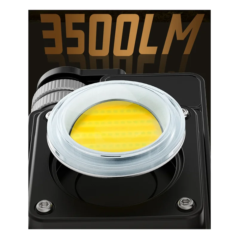 AA60-Ultra Bright 3500LM Mini Camping Light USB-C Rechargeable 5 Light Modes Portable For Outdoor Emergency