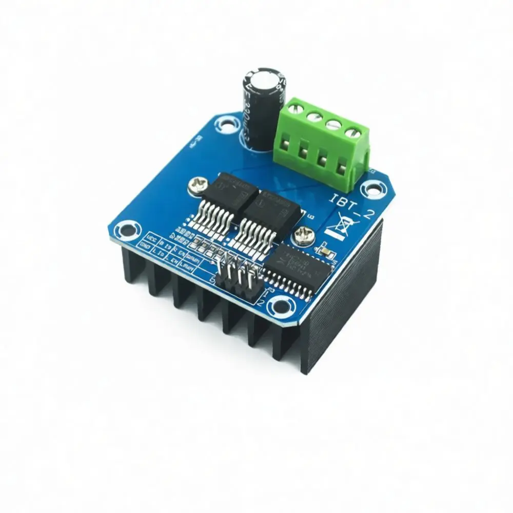 Intelligent Car Motor Drive Board BTS7960 43A High Current Protection Module Industrial Electronic Control Device For Automation