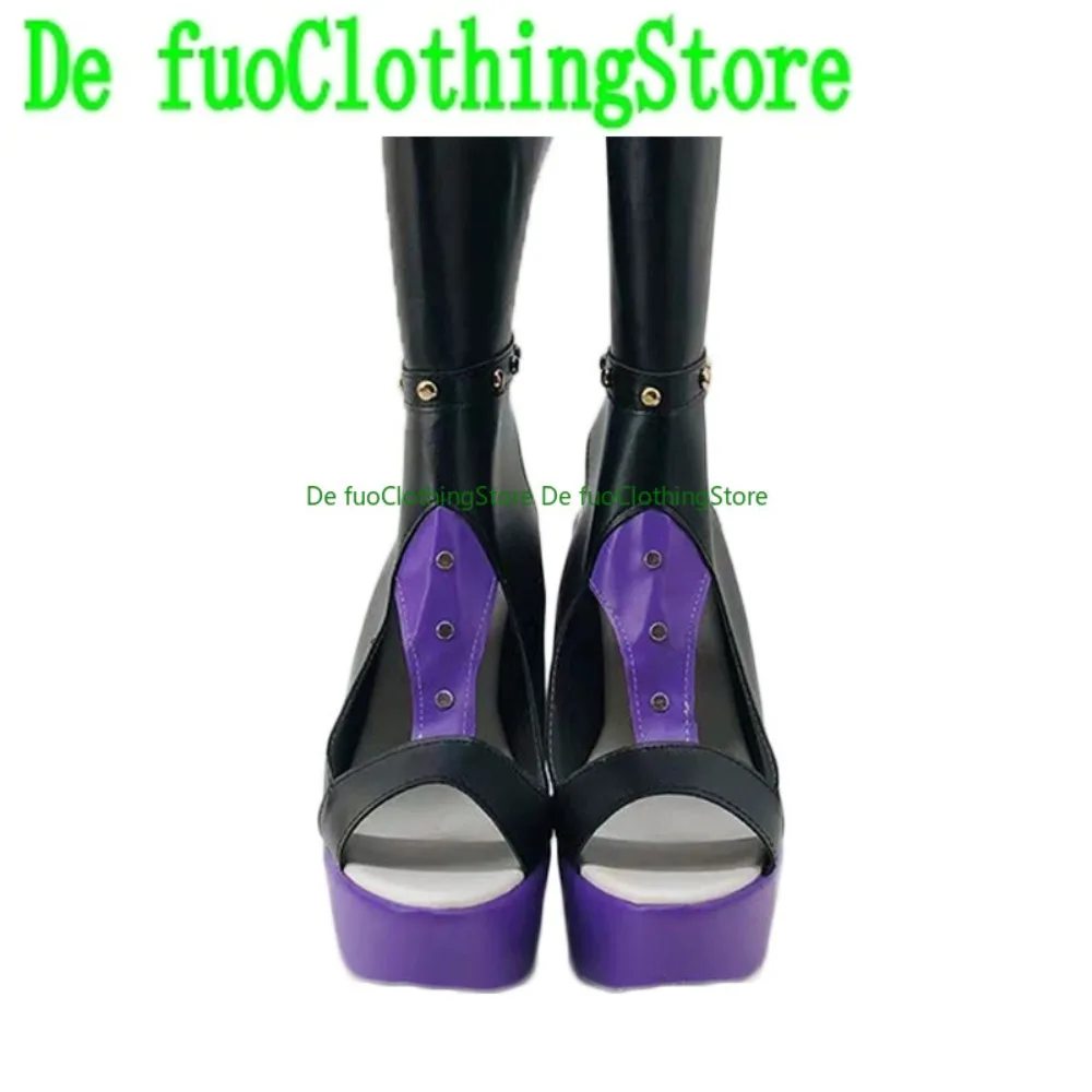 Defuo bb cosplay sapatos anime botas de convenção anime jogo rpg sapatos e botas festa de halloween
