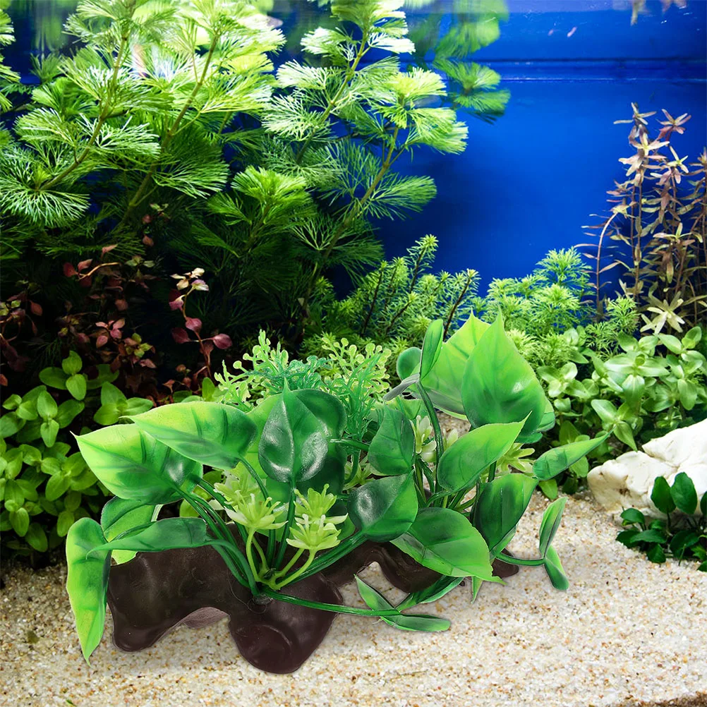 

2 Pcs Betta Decorations Tank Aquarium Decoration Fish Tank Aquarium Grass Plants Plants Pet Betta Fish Supplies Toy