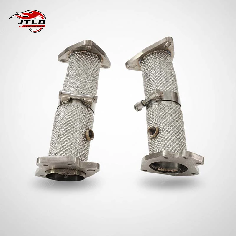 Stainless Steel 1.5mm Straight Exhaust Pipe Downpipe For Chevrolet Corvette C8 Z06 Z51 Exhaust System