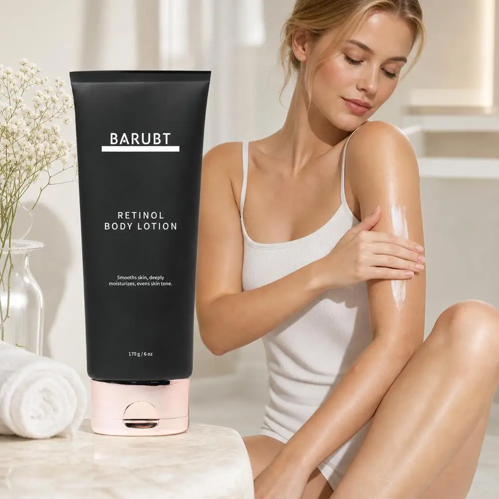 Retinol Body Lotion Firming Moisturizing Body Cream for Neck Arms Legs Dry Rough Skin Deep Hydration Daily Care