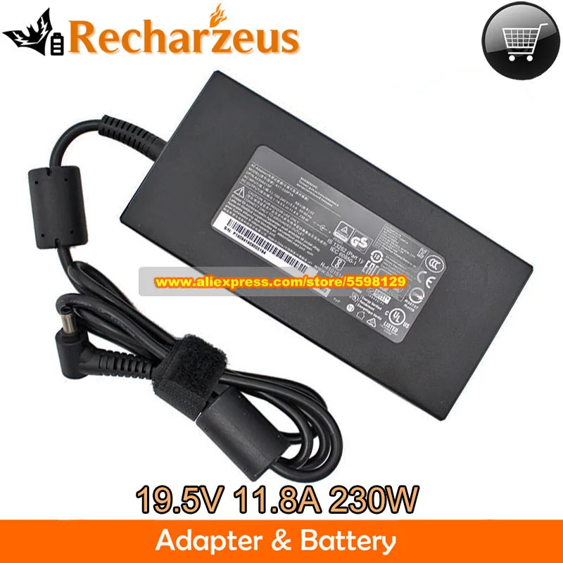 Original Chicony A17-230P1A AC Adapter A230A012L 19.5V 11.8A 230W Charger For Gaming MS-16Q4 GS75 P65 9SF Gigabyte A5 K1 A7 X1