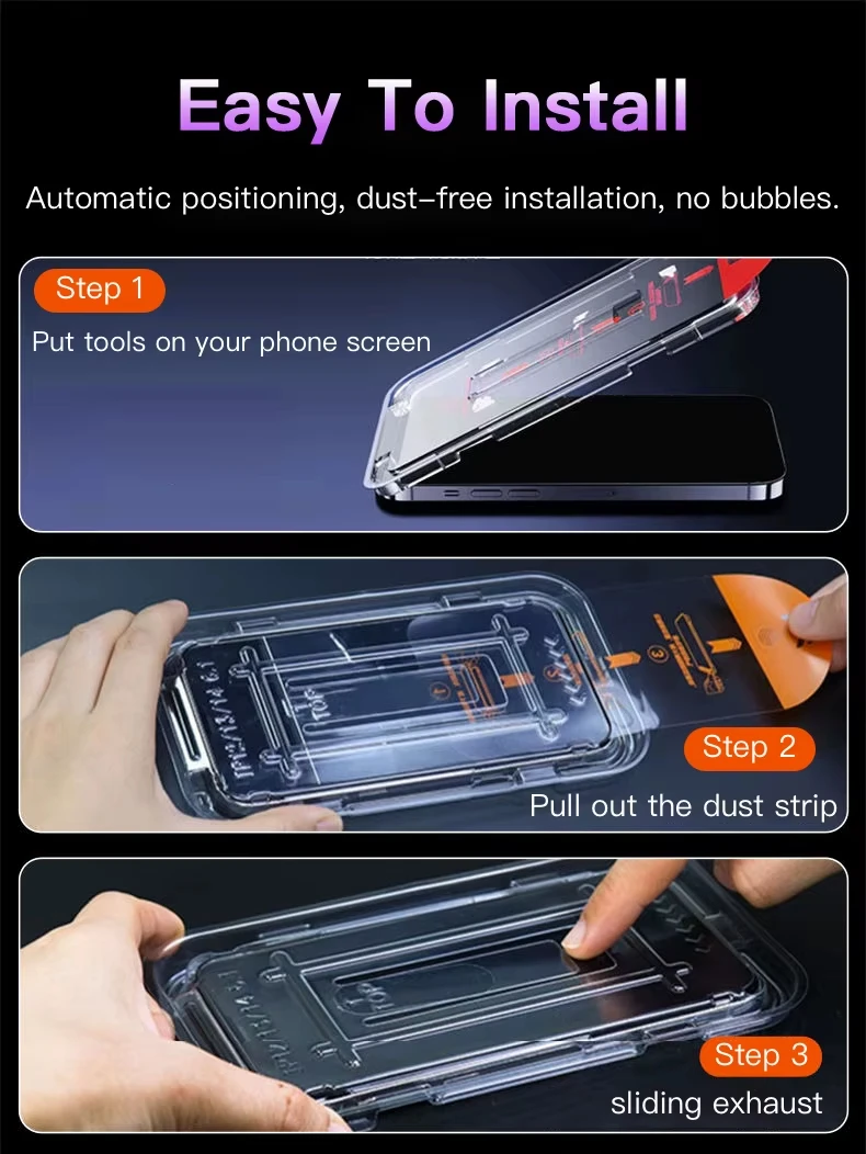 1-5 Stück Privatsphäre Schutzfolie für Redmi 15c 15 Note 14 13 12 11 10 A3 10c 11s 12s 14c 11Lite mit Installationswerkzeug – Detail 4
