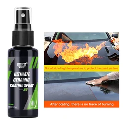 50ml Nano Ceramic Car Coating Hydrophobic Scratch Remover Ultimate Ceramic Coating Spray Car Paint Care Coating HGKJ S6