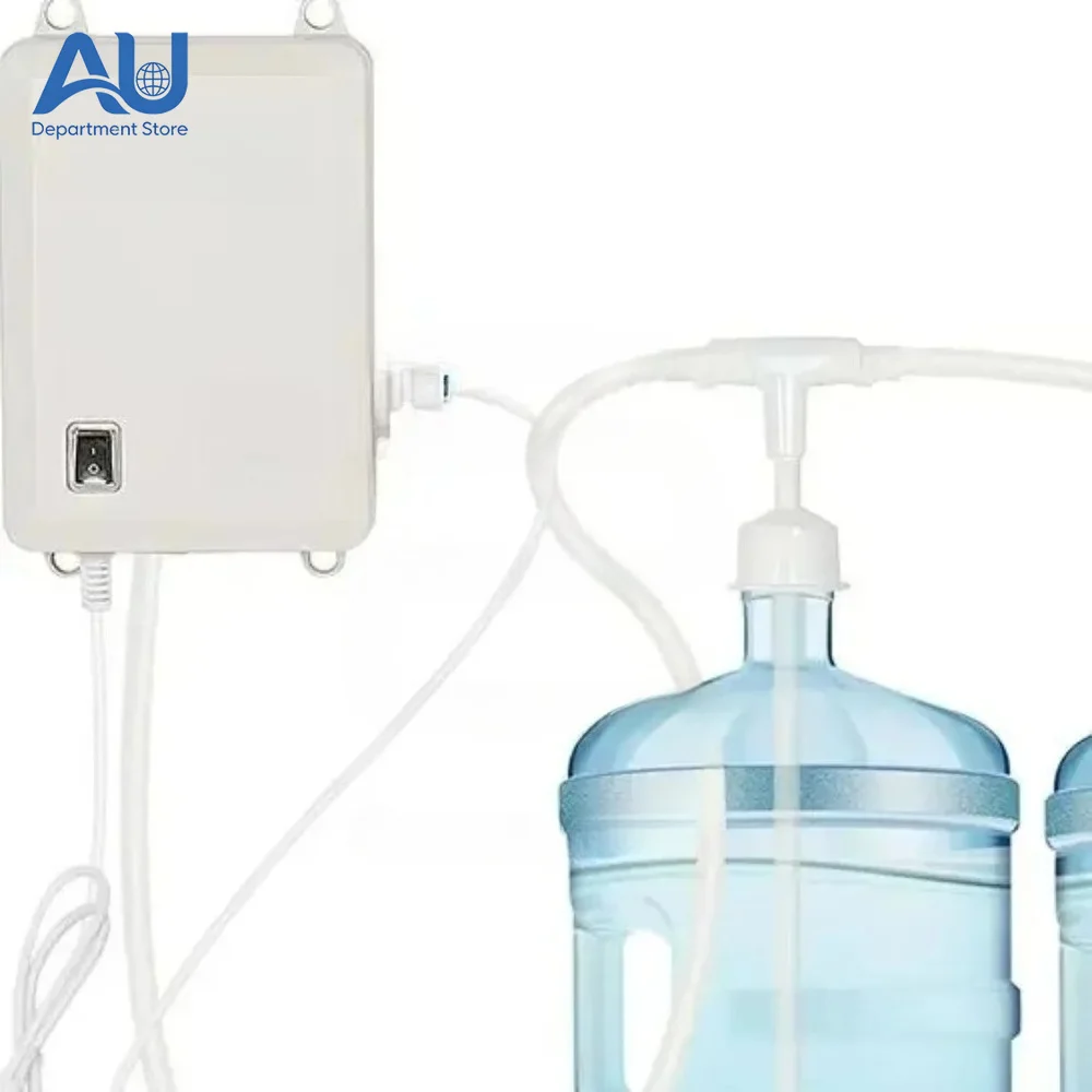 Bottle Water Dispenser Pump System Water Dispensing Pump with Single Inlet 20ft Pipe for Refrigerator, ice Maker new RU 110/220V