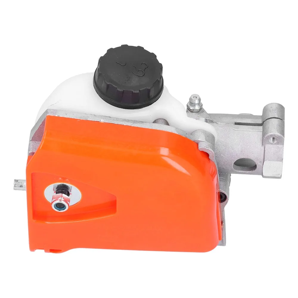 Orange Chainsaw Gearbox Assembly Metal Direct Replacement Pole Saw Gear Head Multi Function Universal Gear Head Replacement Tool